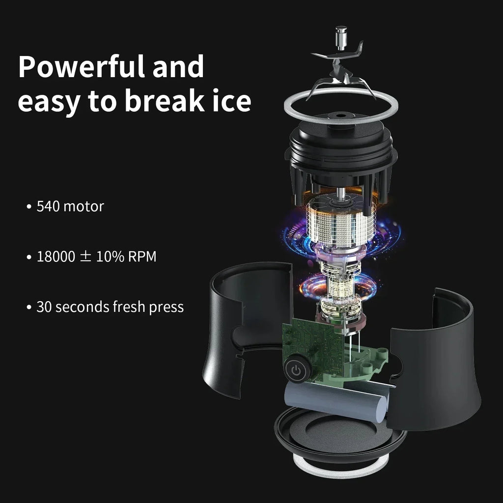 Portable Electric Juicer Rechargeable Mini Blender
