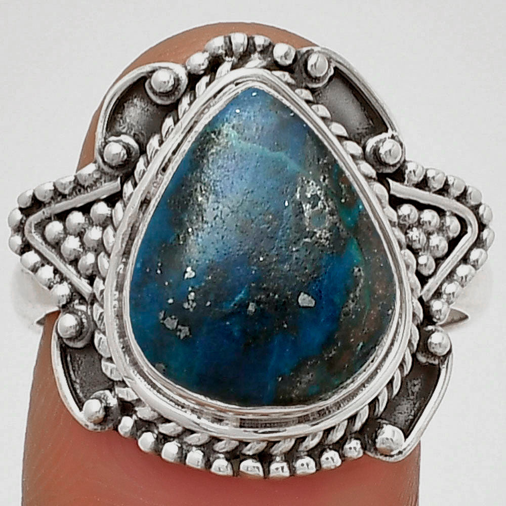 Natural Shattuckite - USA Ring size-8.5 R-1557 SDR182210